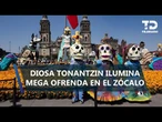 Inauguran Mega Ofrenda 2025 dedicada a Tonantzin en el Zócalo CdMx