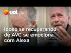 Idoso se recuperando de AVC se emociona ao conversar com Alexa: 'Toca Teixeirinha'