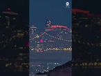 Near-supermoon lights up skies over America