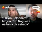 Flávio Bolsonaro esnobou Ciro por causa de Vorcaro e, agora, fica sem PP e com PF | Sakamoto