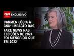 Carmen Lúcia à CNN: Impacto das fake news nas eleições de 2024 foi menor do que em 2022 | AGORA CNN