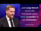 Michael Kretschmer (CDU) im Gespräch über die Wehrpflicht und die Brandmauer zur AfD | maischberger