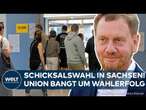 LANDTAGSWAHL: Die wichtigste Wahl seit 34 Jahren! Sachsens Regierung droht Zusammenfall