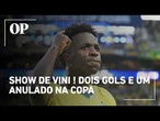 Vinícius Jr assume o protagonismo e dita o ritmo do Brasil no primeiro tempo contra a Escócia