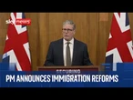Starmer holds Downing Street news conference on immigration reform