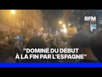 La déception des supporters argentins après la défaite de leur équipe