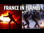 Chaos in France as riots erupt after shock election result & PM Gabriel Attal is asked to stay on