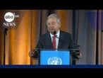 UN's António Guterres: 'We are playing Russian Roulette with our planet'