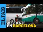 ACCIDENTE DIAGONAL BARCELONA | Un choque entre dos autocares provoca más de 30 heridos | EL PAÍS