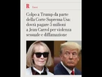 Trump dovrà pagare 5 milioni a Jean Carrol per violenza sessuale