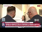ROMAN GIERTYCH ZAMYKA DRZWI SWOJEJ KANCELARII PRZED DZIENNIKARZAMI REPUBLIKI!