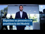 Riquelme a por la presidencia del Madrid frente a Florentino: "No es una candidatura contra nadie"