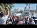Une flottille internationale quitte Barcelone pour soutenir Gaza, Greta Thunberg à bord