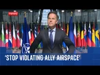NATO chief sends message to Putin after Poland drone incursion