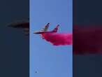 Pink hue covers LA as special retardant used to slow flames