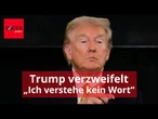 Trump verzweifelt an Reporterin: "Ich verstehe kein Wort"