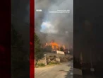 Helicopters dump water as huge Norway fire destroys homes. #Europe #BBCNews
