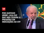 A aliados, Lula reforça que não cederá a pressões em indicações ao STF | BASTIDORES CNN