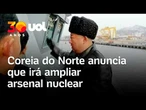 Coreia do Norte anuncia que irá ampliar e modernizar arsenal nuclear