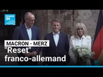 Macron et Merz scellent la relance du partenariat franco-allemand au fort de Brégançon