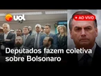 Deputados votam moção de solidariedade ao ex-presidente Bolsonaro, réu por tentativa de golpe