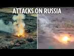 Watch Ukraine unleash drones & anti-tank missiles to take out Russians in dramatic frontline footage