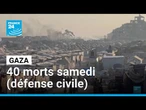L'armée israélienne veut déplacer les Palestiniens vers le sud de Gaza • FRANCE 24