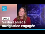 Voile : la navigatrice engagée Sasha Lanièce au départ de la Transat Café l'Or • FRANCE 24
