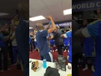 Los reyes Guillermo Alejandro y Máxima celebran la victoria de a Curazao en el Mundial