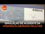 Veja simulação de acidente da Voepass elaborada pela FAB