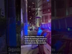Obra da Sabesp causa vazamento de gás, e rua é isolada no centro de São Paulo; veja vídeo