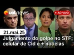 PEC do fim da reeleição; PL demite Wajngarten por Michelle; julgamento do golpe no STF e + ao vivo