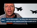 UKRAINE-KRIEG: Putin eskaliert weiter! "Da machen die Russen Jagd auf die amerikanischen Kampfjets"
