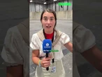 Irene Regojo, que montó las flores y plantas de los altares de la visita de León XIV en Madrid