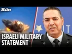 LIVE: Israeli army delivers a statement