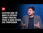 Eleitor não vê mais o Estado como crucial para o bem-estar, diz professor | WW Especial