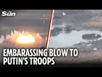 Putin's bungling troops get stuck in MUD in botched attack on Ukraine frontline