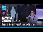 Harcèlement scolaire en France : une famille sur trois y est confrontée • FRANCE 24