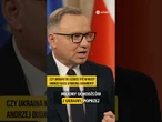 Andrzej Duda o swoich wizytach w Ukrainie. "Powinna być częścią wspólnoty transatlantyckiej"