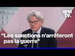 Ukraine, guerre commerciale, normes dans l'automobile...L'interview de Thierry Breton en intégralité