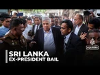 Former Sri Lankan president granted bail amid corruption charges
