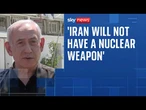 Netanyahu says he and Trump are committed to ensure that 'Iran will not have a nuclear weapon'