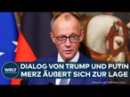 VATIKAN: Merz macht klare Ansage zu Trump und Putin nach Amtseinführung von Papst Leo XIV.