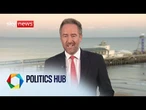 Politics Hub with Sophy Ridge | Monday 22 September 2025
