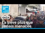 La trêve à Gaza plus que jamais menacée • FRANCE 24