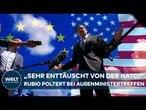 NATO-Treffen in Schweden – Rubio poltert gegen Partner: „Sehr enttäuscht!“ Streit über Iran