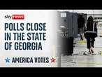 US election latest: Counting gets underway in Georgia as polls close in parts of the United States