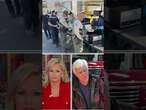 Jay Leno serves meals to LA first responders