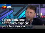Tarcísio diz que há pouco espaço para terceira via e reafirma que vai apoiar quem Bolsonaro escolher