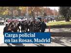 Cargas policiales en la Audiencia Provincial de Madrid tras un enfrentamiento ente familias